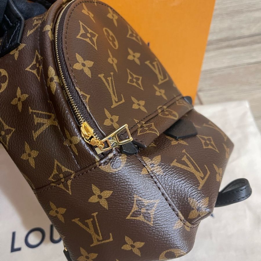 (已售出❗️)Lv老花小書包mini(微風信義專櫃購入配件、購買明細大全配)-8