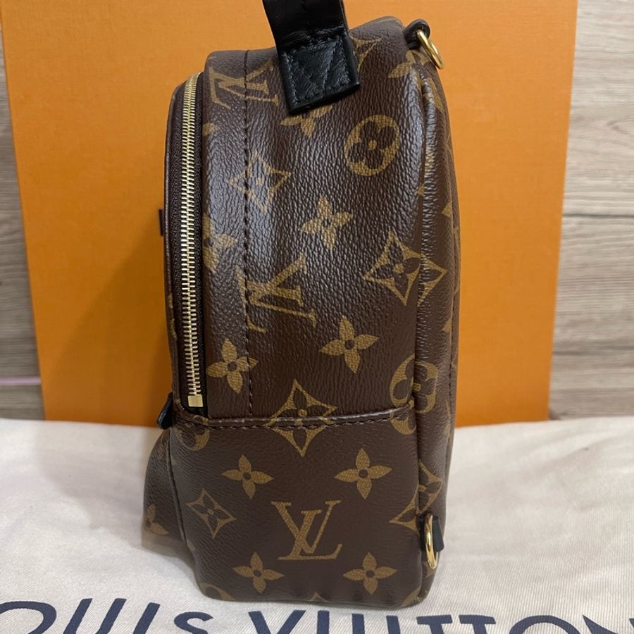 (已售出❗️)Lv老花小書包mini(微風信義專櫃購入配件、購買明細大全配)-11