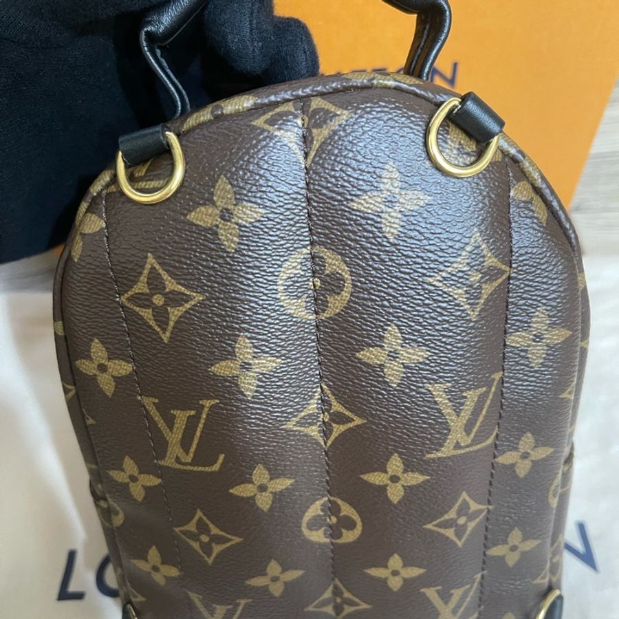 (已售出❗️)Lv老花小書包mini(微風信義專櫃購入配件、購買明細大全配)-14