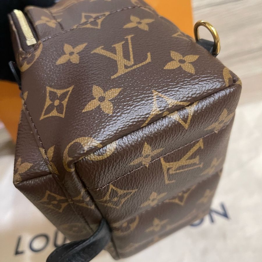 (已售出❗️)Lv老花小書包mini(微風信義專櫃購入配件、購買明細大全配)-15