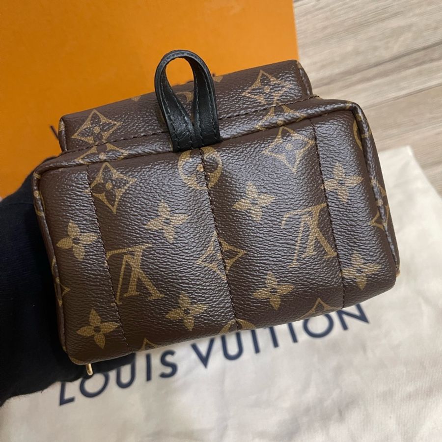 (已售出❗️)Lv老花小書包mini(微風信義專櫃購入配件、購買明細大全配)-17