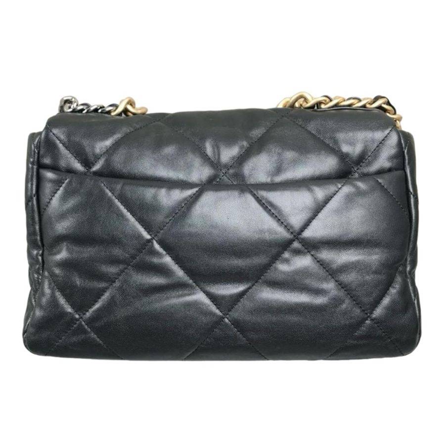 Chanel 19 bag medium 黑金中號-2