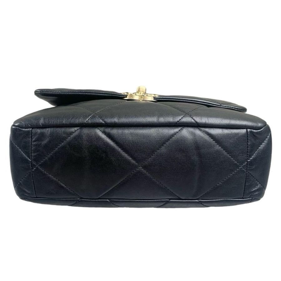 Chanel 19 bag medium 黑金中號-3