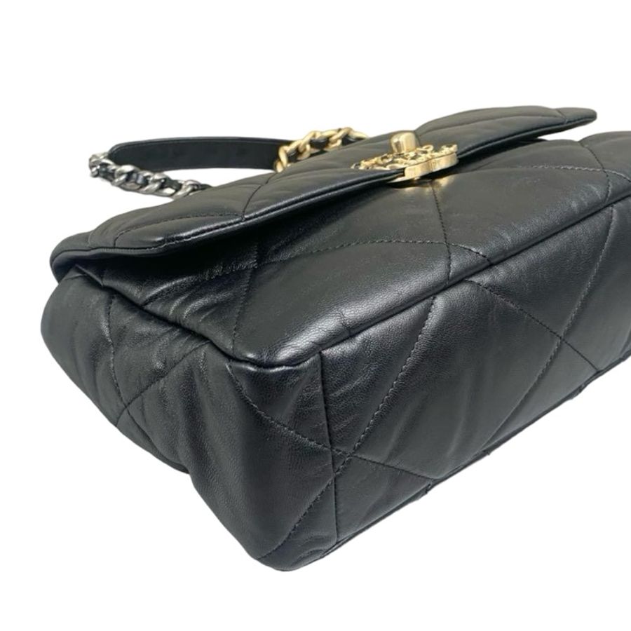 Chanel 19 bag medium 黑金中號-4
