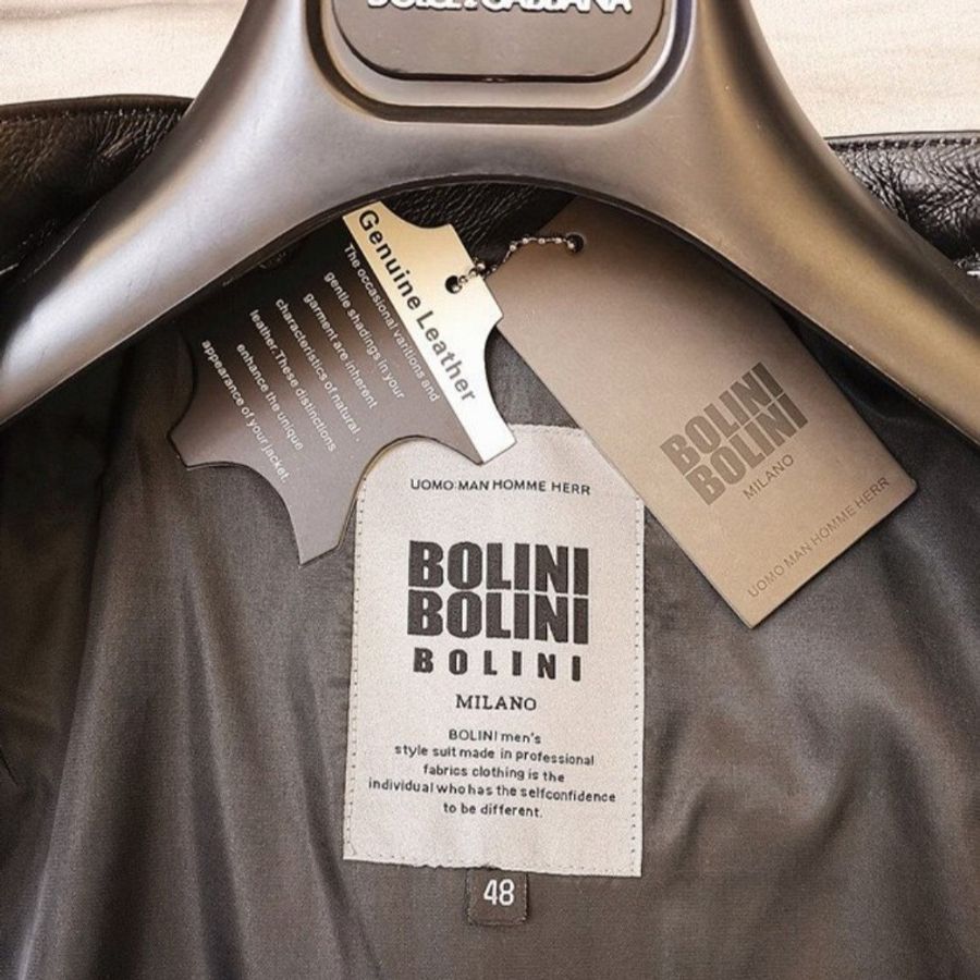 Italy 限量超低價/全新BOLINI /貝克漢愛穿的重機騎士皮衣/S~XL-5