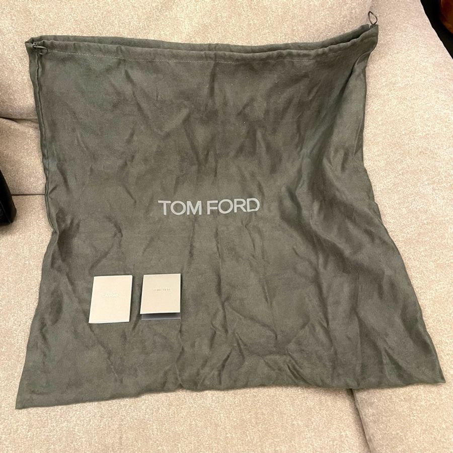 Tom Ford 經典公事包 黑金-10