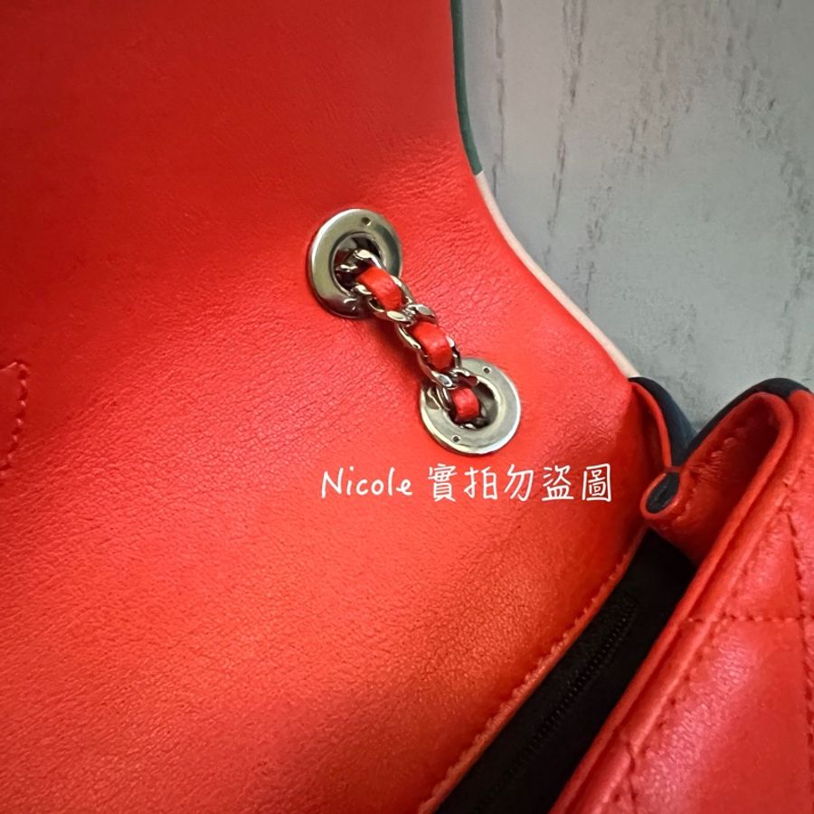 Chanel Flap Bags 25 拼色鑲邊翻口蓋包❤️-34
