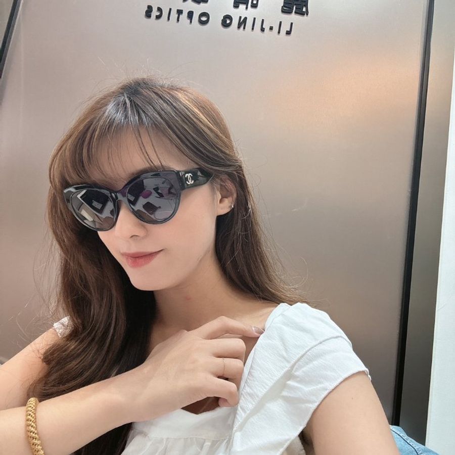 【現貨】麗睛眼鏡 Chanel【可刷卡分期】香奈兒 CH5498B 太陽眼鏡 小香眼鏡 香奈兒墨鏡 香奈兒基本款太陽眼鏡-3