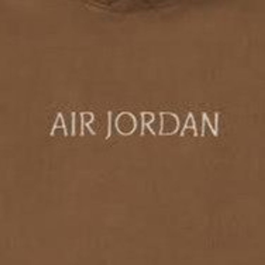 NIKE AJ AIR JORDAN 運動帽T 大學T 長袖上衣 連帽上衣 連帽外套 籃球服 咖啡色上衣 運動長袖 厚磅-3
