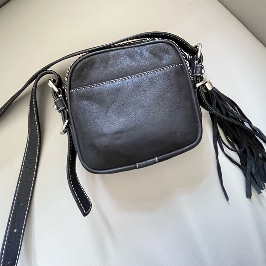 Loewe Vintage 方形流蘇斜背包-11