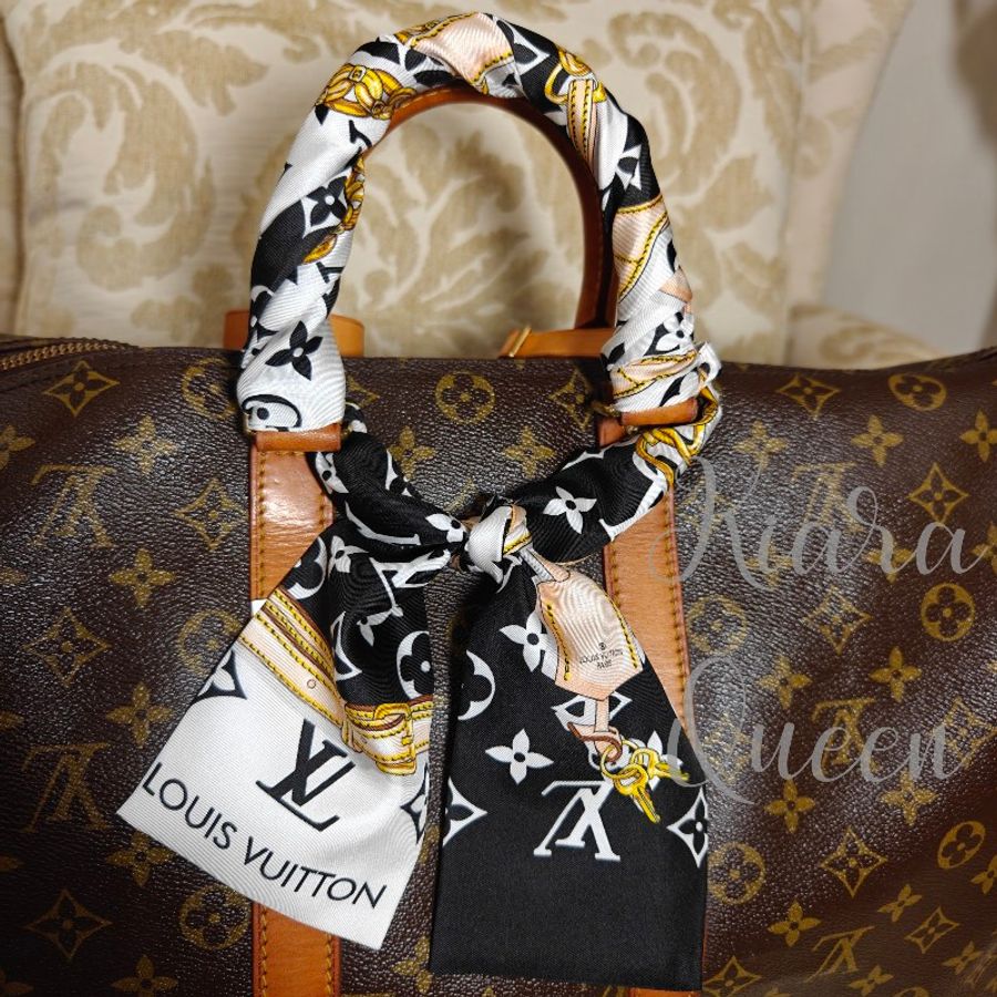 附鎖頭鑰匙 Louis Vuitton LV 旅行袋 行李袋 vintage keepall Speedy 45 波士頓包 附吊牌 老花 hand carry 手提包 手提行李袋 登機包-22