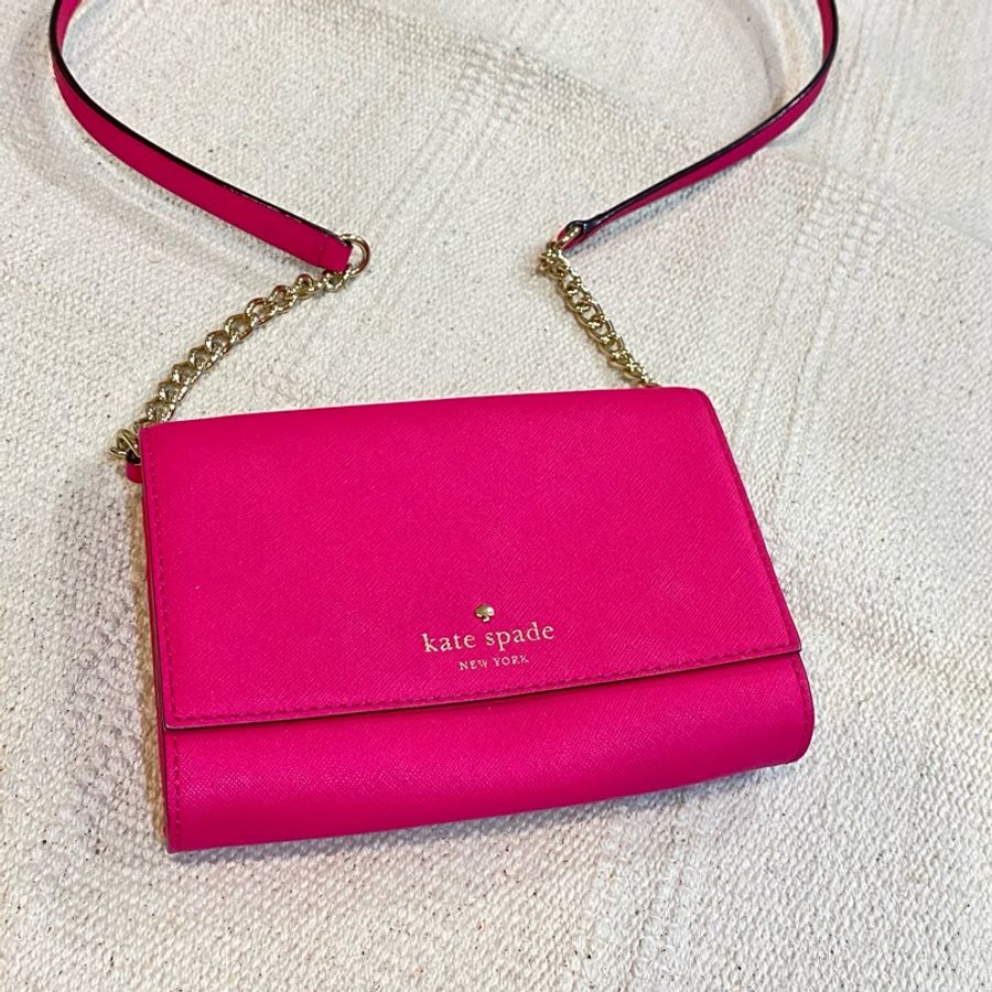 Kate Spade 洋桃紅肩背包-0