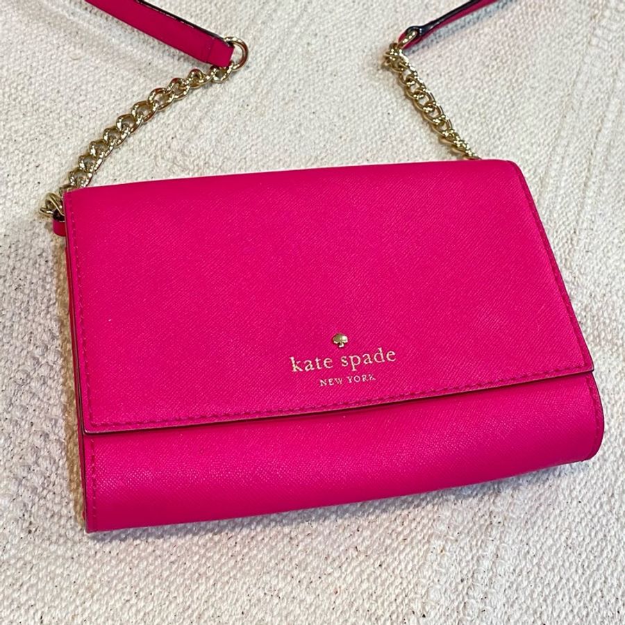 Kate Spade 洋桃紅肩背包-6