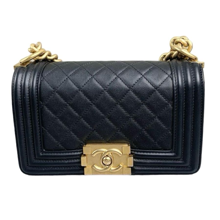 Chanel Caviar Leboy Small 小牛皮金扣-1