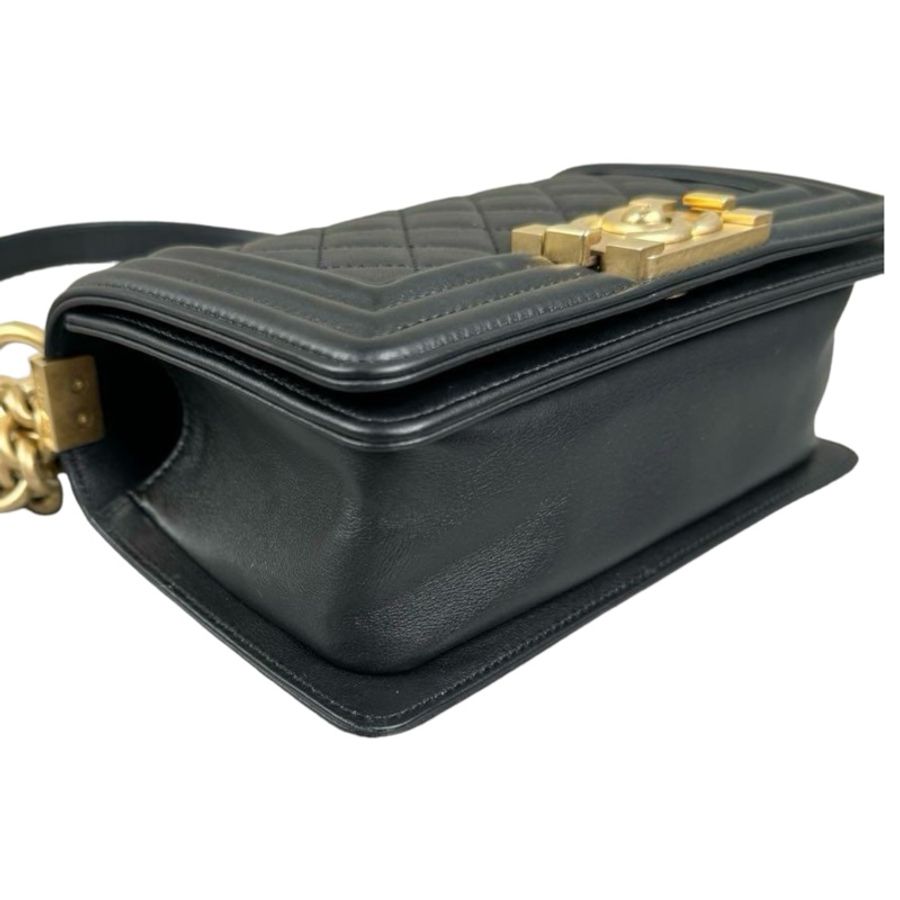 Chanel Caviar Leboy Small 小牛皮金扣-4