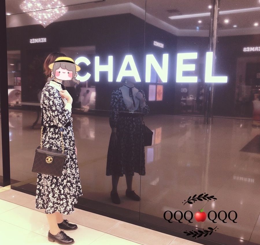 🎀現貨🎀日本購人香奈兒Chanel 老香箱型化妝包斜背包手提包兩用-0