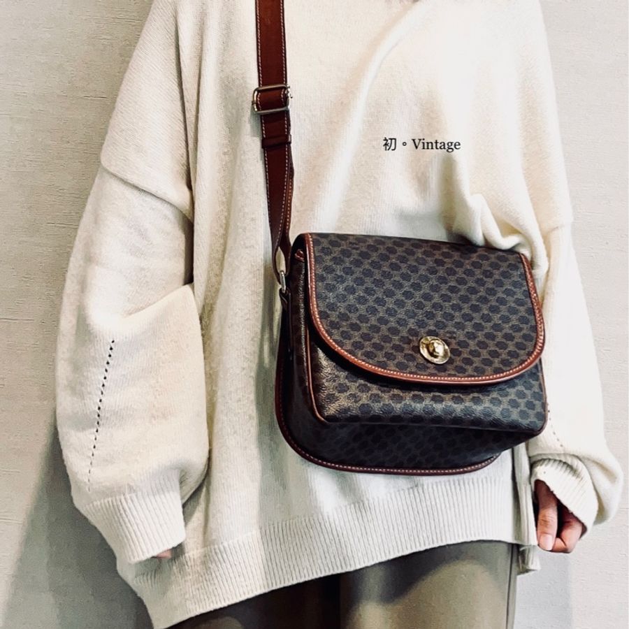 Celine 星球款老花凱旋門小書包-27