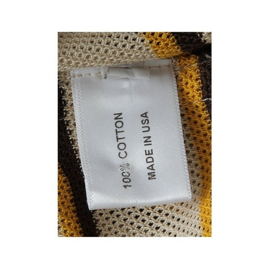Proenza Schouler Stripes Polo Tee for Women in Beige/Yellow (R122415-JCP05-10904-2)-5