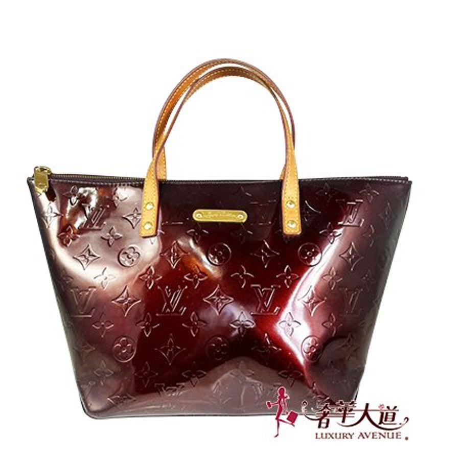 已售出*Louis Vuitton 紫紅色Vernis Bellerue 手提包(PM) M93583-0