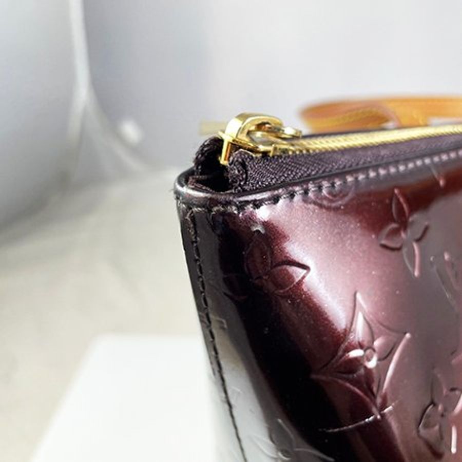 已售出*Louis Vuitton 紫紅色Vernis Bellerue 手提包(PM) M93583-1