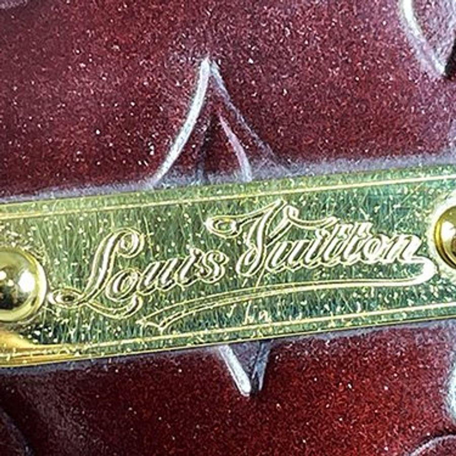 已售出*Louis Vuitton 紫紅色Vernis Bellerue 手提包(PM) M93583-7