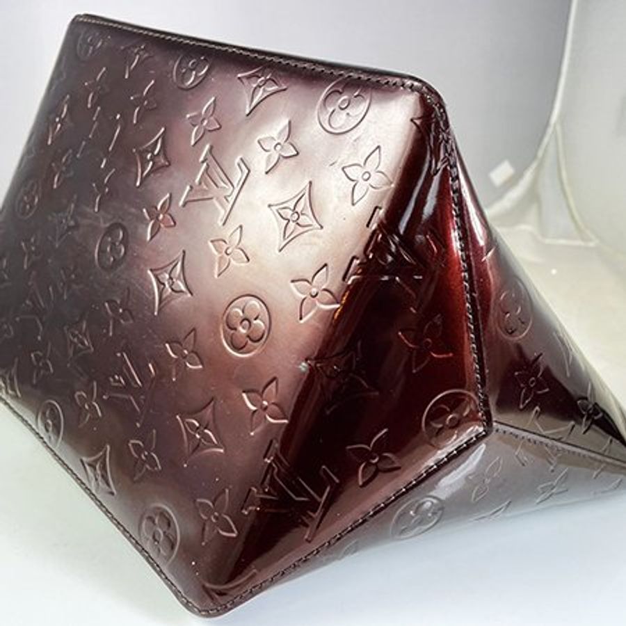 已售出*Louis Vuitton 紫紅色Vernis Bellerue 手提包(PM) M93583-9