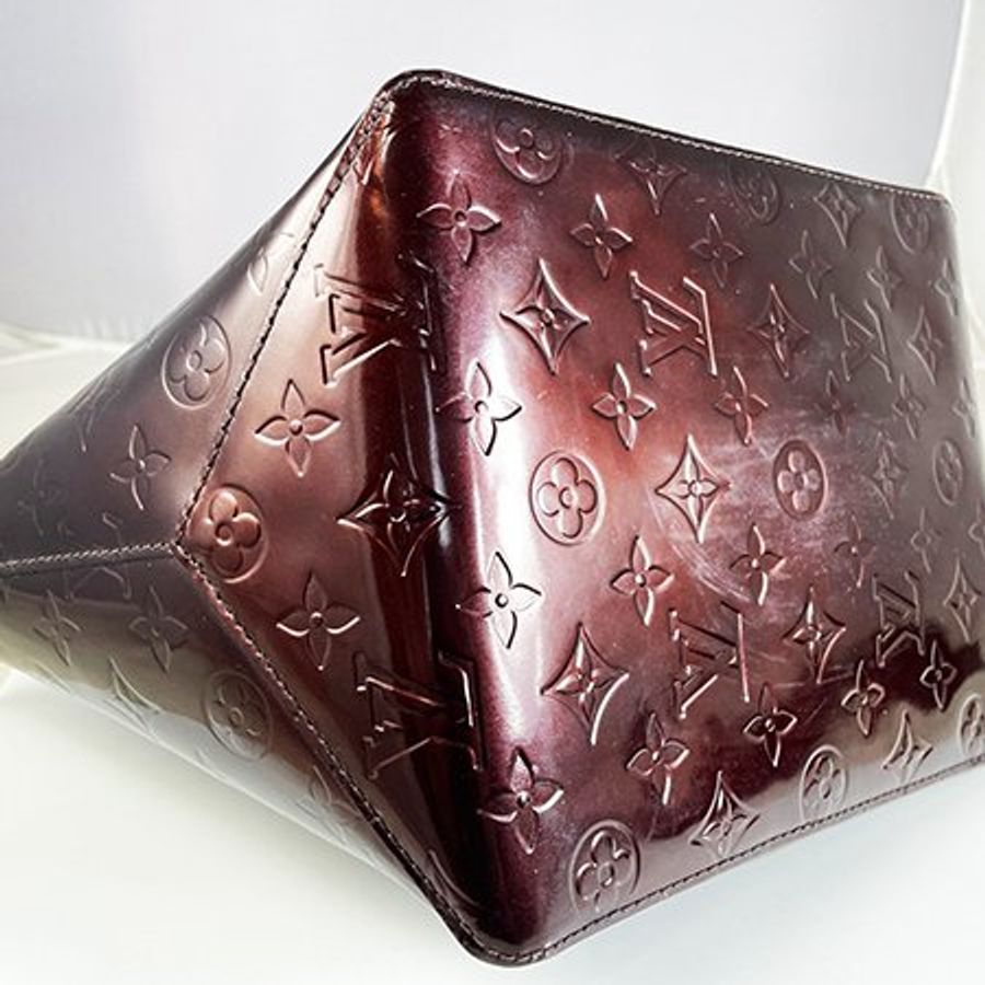 已售出*Louis Vuitton 紫紅色Vernis Bellerue 手提包(PM) M93583-10