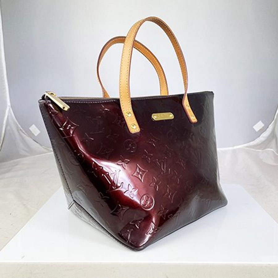 已售出*Louis Vuitton 紫紅色Vernis Bellerue 手提包(PM) M93583-13