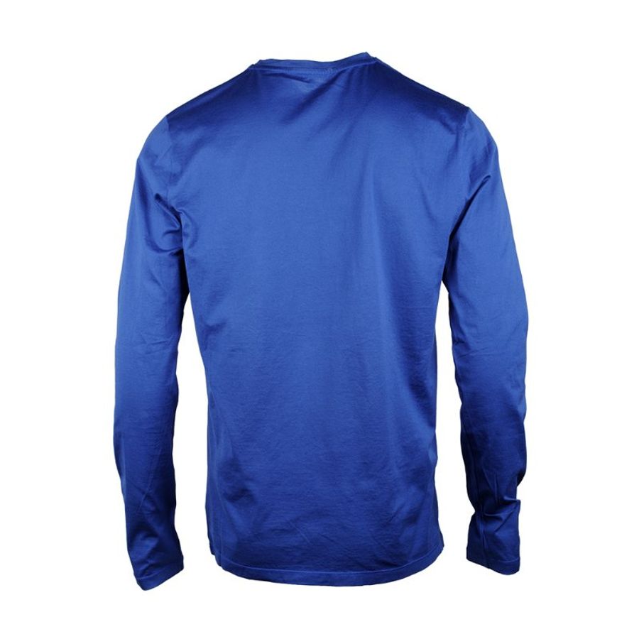 Roberto Cavalli V Neck Print T-Shirt for Men in Blue (BM772Y-435-L)-1