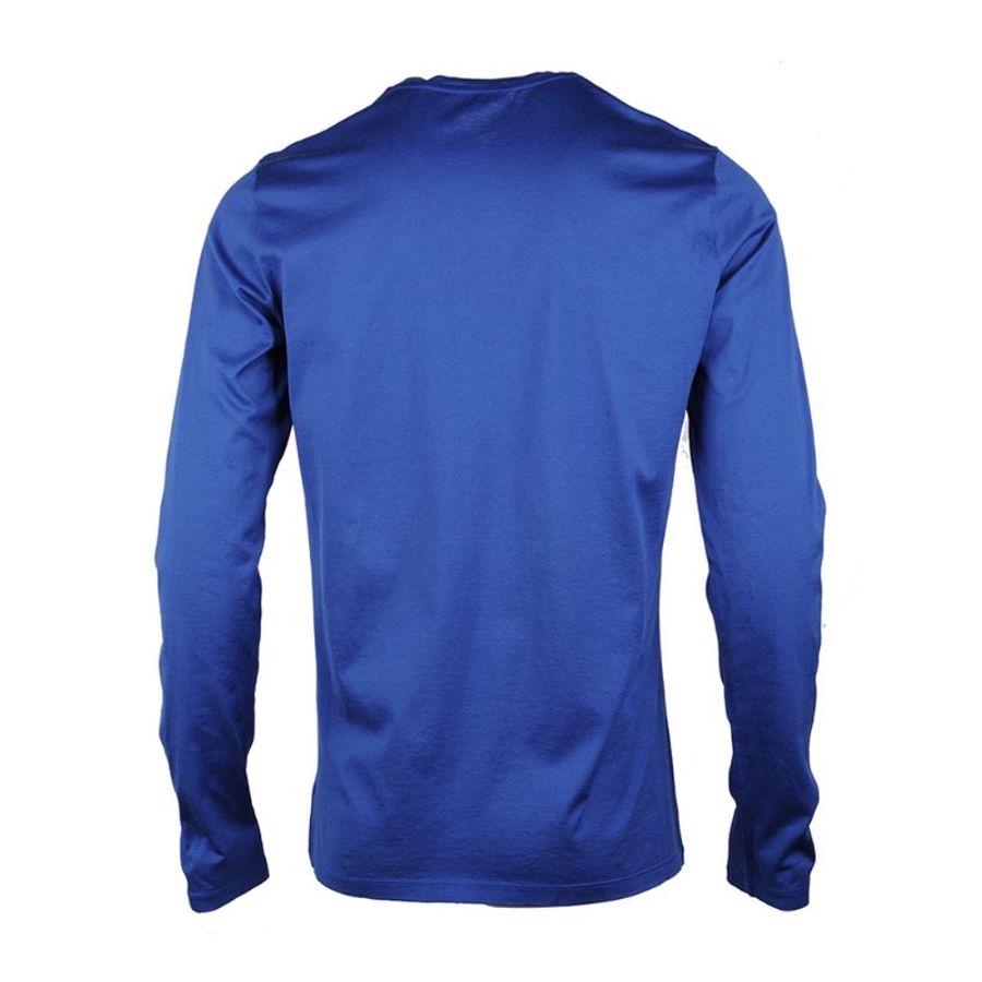 Roberto Cavalli Crew Neck Print T-Shirt for Men in Blue (BM773Y-435-M)-1