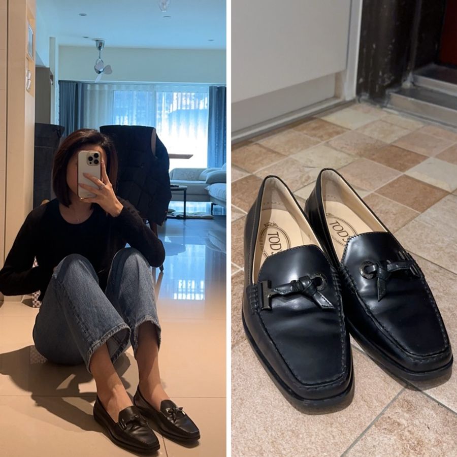9.9成新 原價$22300✨Tod’s 經典帶點小姊姊氣質 豆豆鞋 5.5-0
