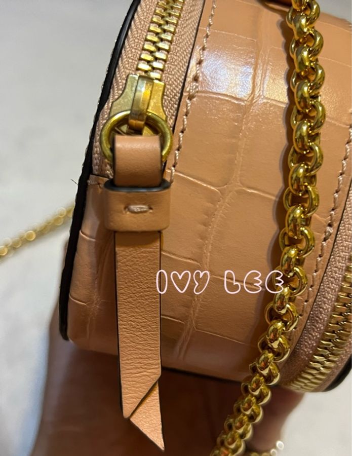CHLOÉ mini Vanity crossbody bag 粉膚淡橘色 肩背包 斜背包 二手精品-4