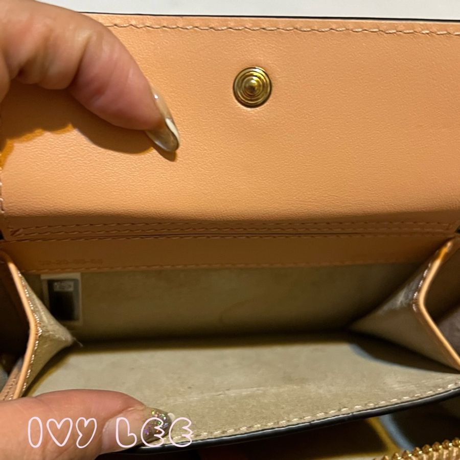 CHLOÉ mini Vanity crossbody bag 粉膚淡橘色 肩背包 斜背包 二手精品-8