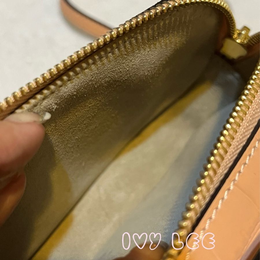 CHLOÉ mini Vanity crossbody bag 粉膚淡橘色 肩背包 斜背包 二手精品-11
