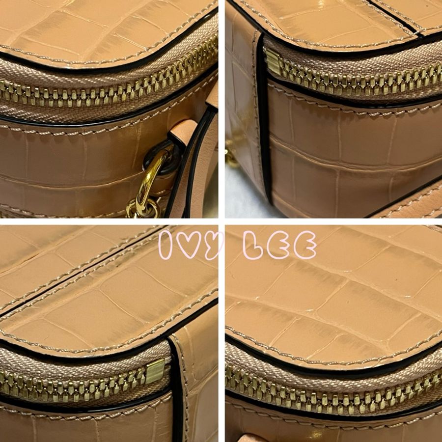 CHLOÉ mini Vanity crossbody bag 粉膚淡橘色 肩背包 斜背包 二手精品-15