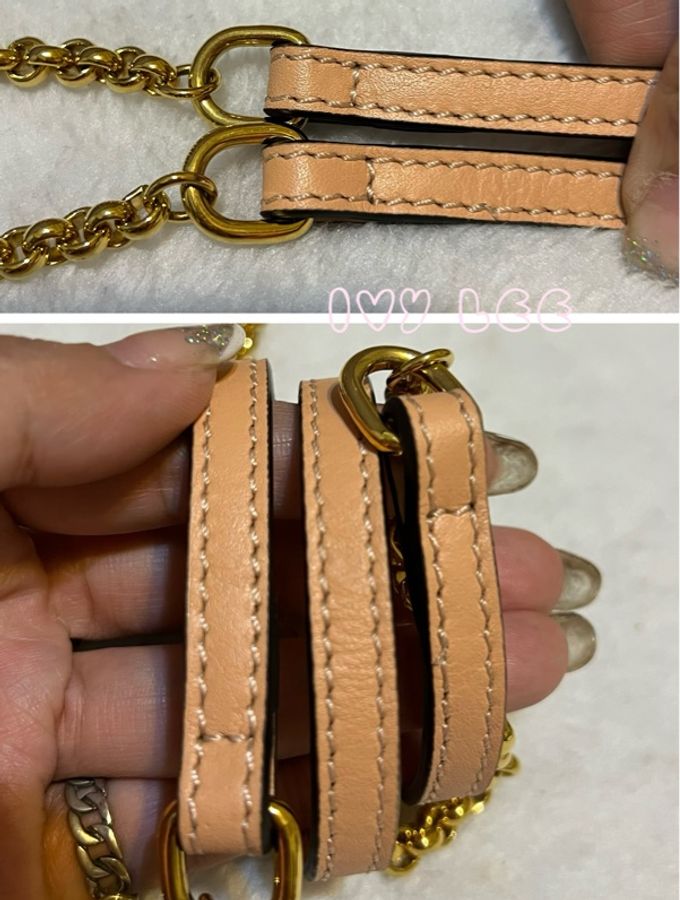CHLOÉ mini Vanity crossbody bag 粉膚淡橘色 肩背包 斜背包 二手精品-16