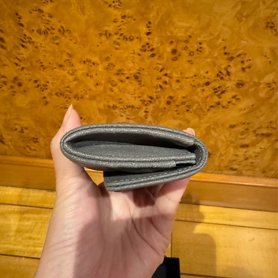 chanel boy荔枝皮卡夾-10