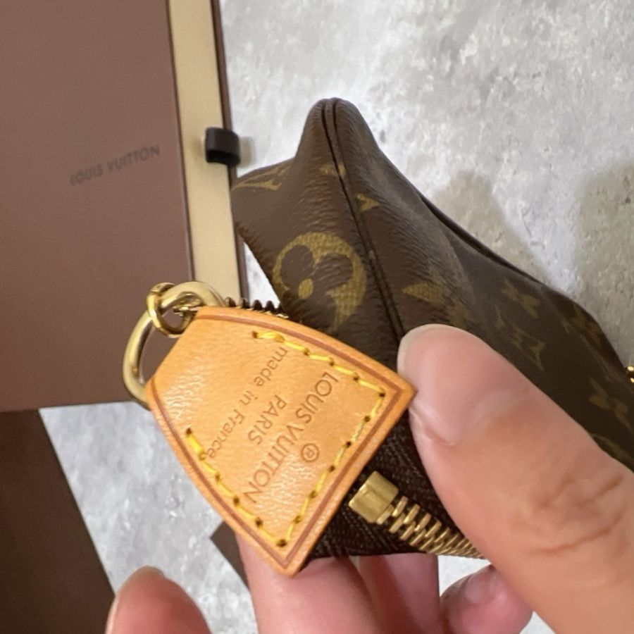 LV經典原花mini鏈條包 小麻將包-6