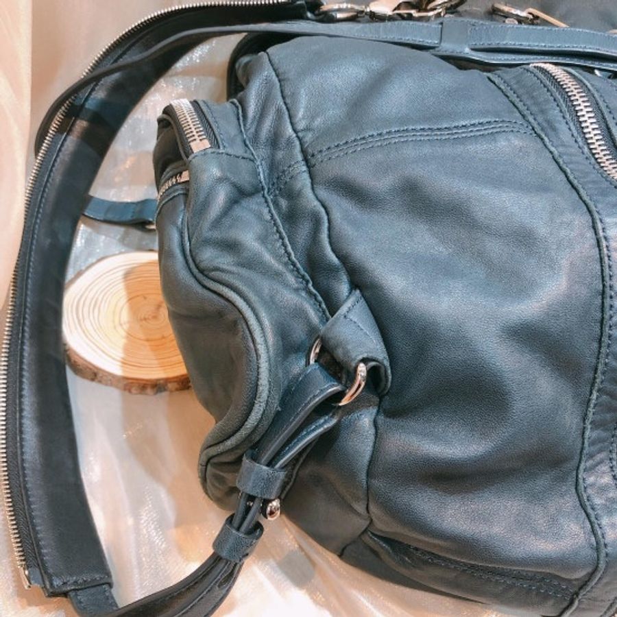 亞力山大王 Alexander Wang Marti Backpack 系列雙肩背包 單肩斜挎 復古綠 軍綠 多用途-4