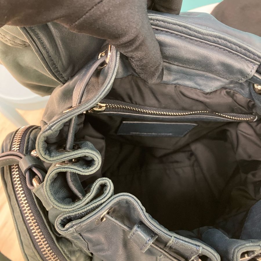 亞力山大王 Alexander Wang Marti Backpack 系列雙肩背包 單肩斜挎 復古綠 軍綠 多用途-25