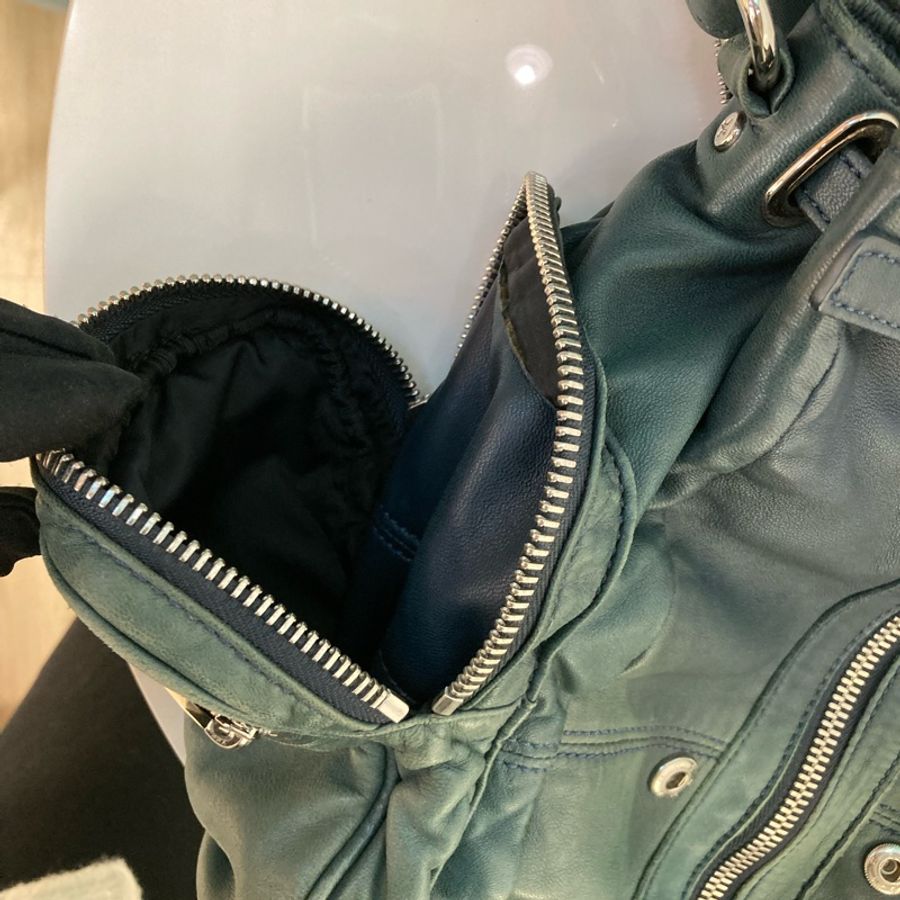 亞力山大王 Alexander Wang Marti Backpack 系列雙肩背包 單肩斜挎 復古綠 軍綠 多用途-30