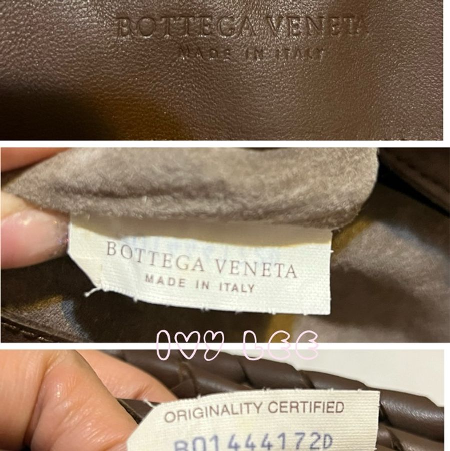 Bottega Veneta 咖啡棕色可可  Intrecciato 編織皮革雙肩包斜背包 二手精品-16