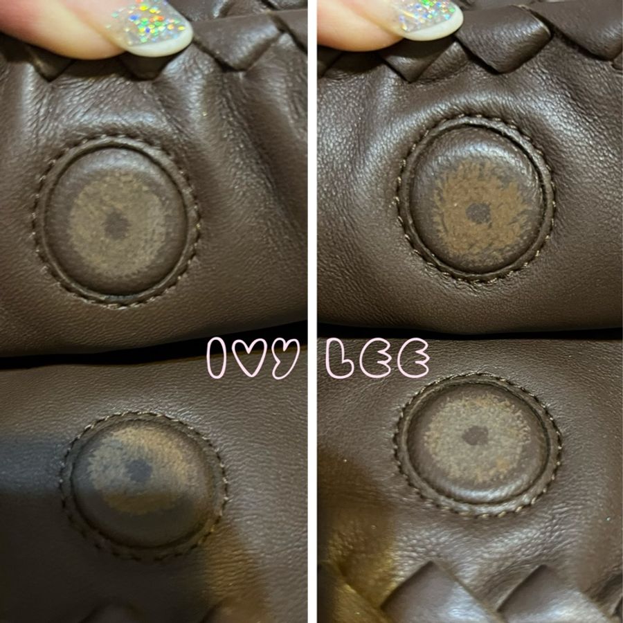 Bottega Veneta 咖啡棕色可可  Intrecciato 編織皮革雙肩包斜背包 二手精品-12