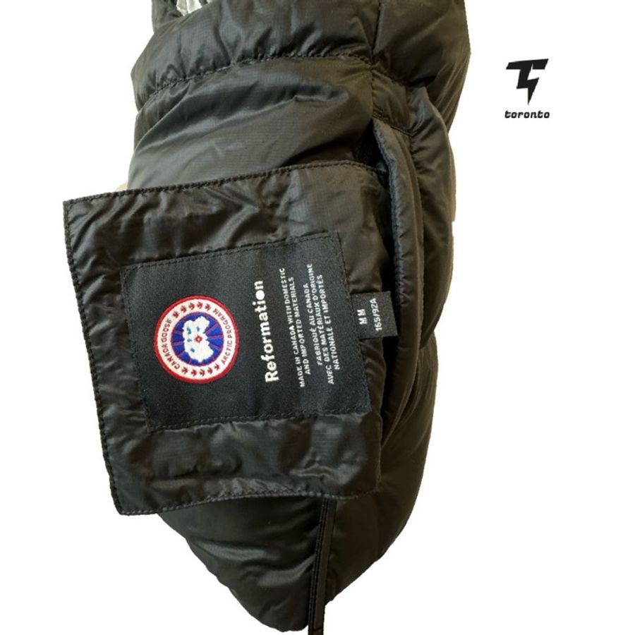 在台現貨 正貨CANADA GOOSE 加拿大鵝🦆Canada Goose x Reformation Lorita 雙面花卉印花羽絨背心-13