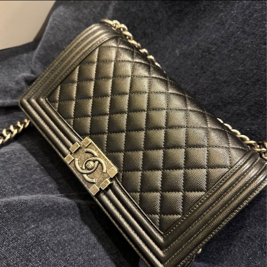 CHANEL Leboy26 荔枝牛皮-0