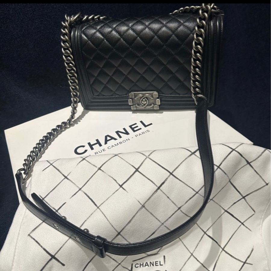CHANEL Leboy26 荔枝牛皮-5