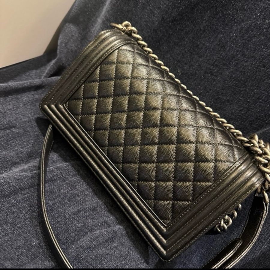 CHANEL Leboy26 荔枝牛皮-11