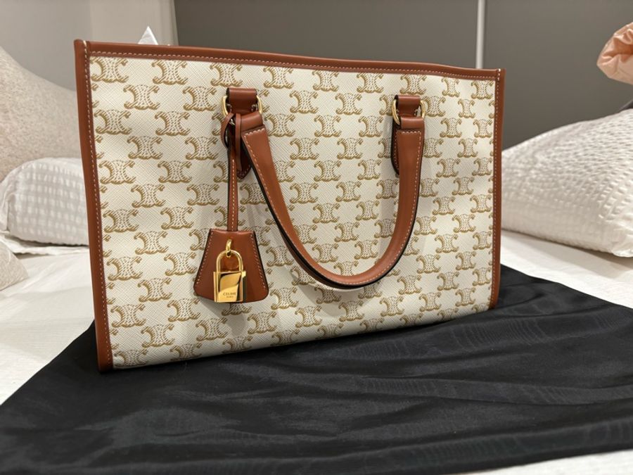celine 白色托特包 199742-2