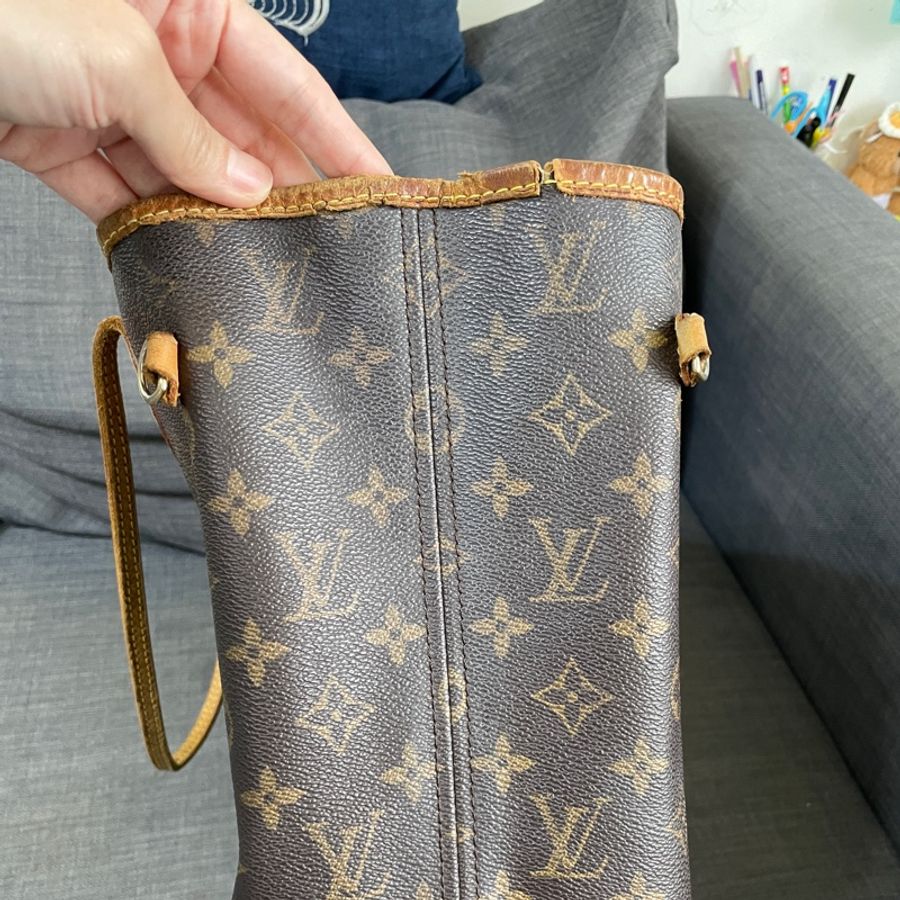 LV Neverfull MM有明顯使用痕跡-18