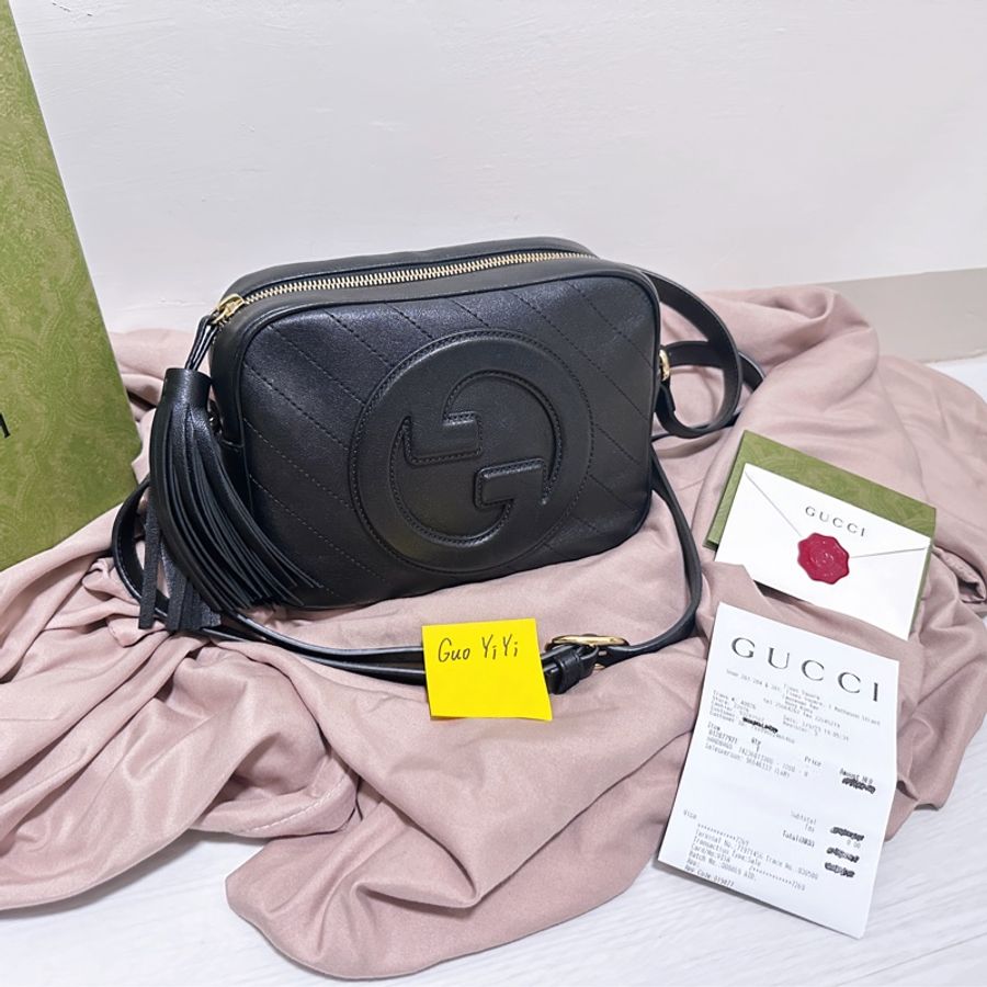 Gucci Blondie新款Logo相機包/斜背包-0